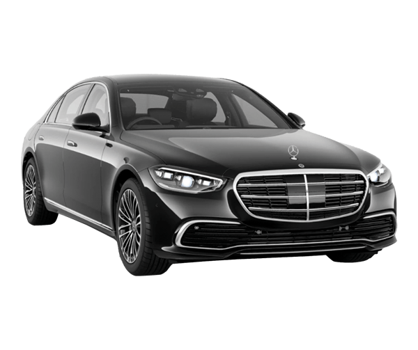 Mercedes-Benz Classe S 580e Limousine opérée par FCLS pour transport exécutif haut de gamme à Paris, en France et en Europe